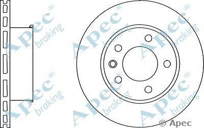 APEC BRAKING dsk2934 -  Тормозной диск